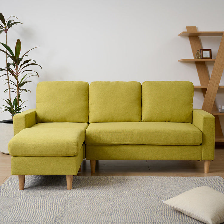 3人掛け カウチソファ ポケットコイル オットマン付き 幅193cm ［Treviso トレヴィーゾ］