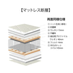 【5月上旬配送】日本製最上位ポケットコイルマットレス